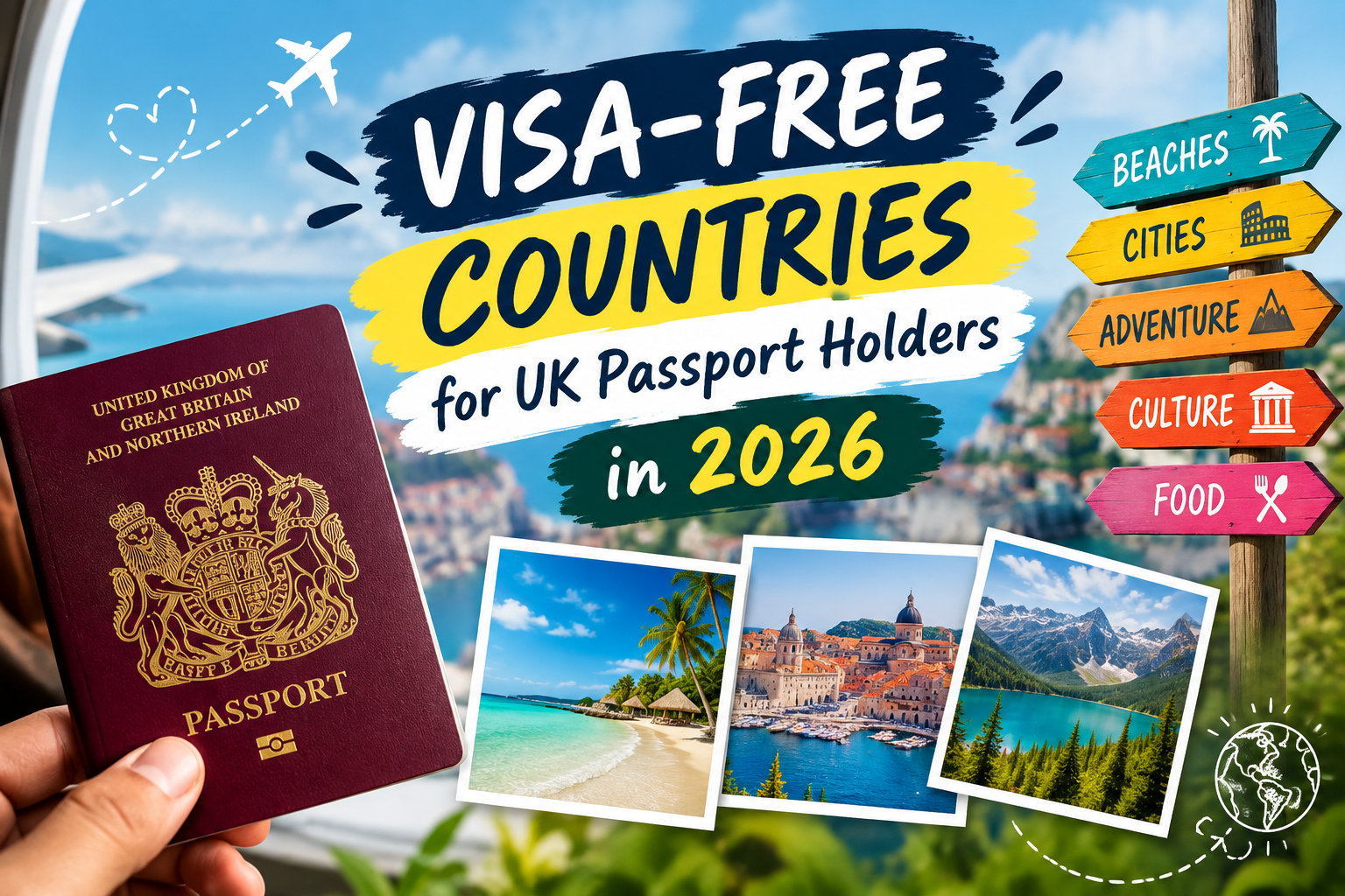 Visa-free countries for UK passport holders in 2026